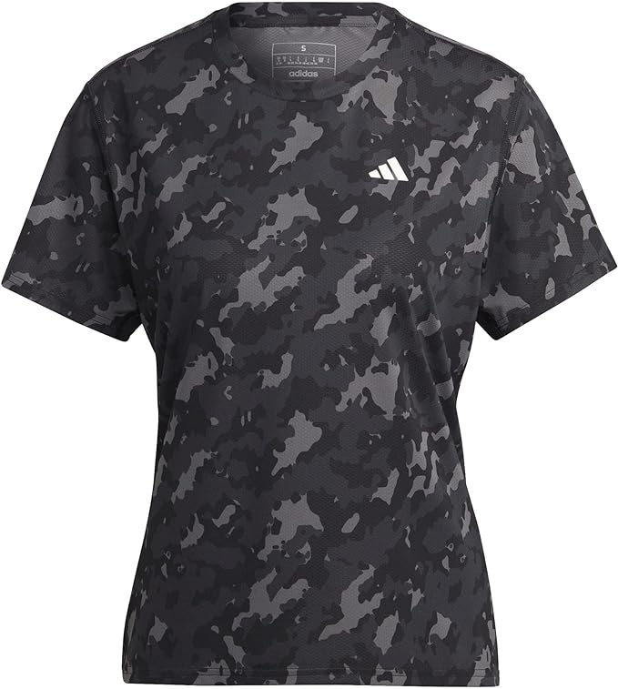 ADIDAS OWN THE RUN CAMO RUNNING TEE