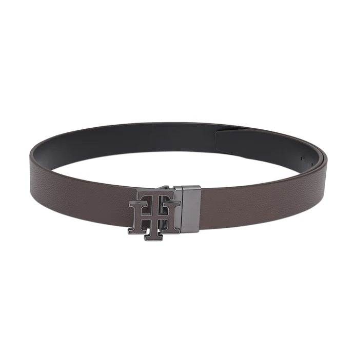 Tommy Hilfiger Nicholls Men's Reversible Belt Brown+Black