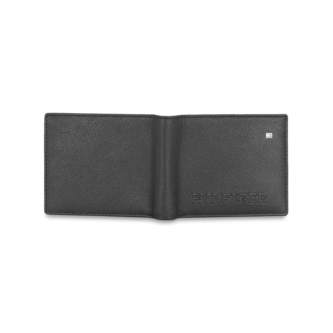 Tommy Hilfiger Harstad Men's Leather Global Coin Wallet Black