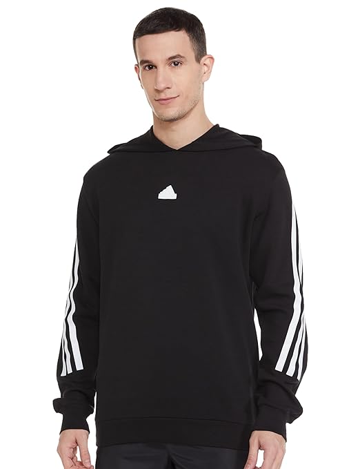 ADIDAS FUTURE ICONS 3 STRIPES HOODED SWEATSHIRT