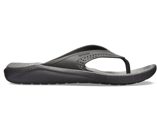 Crocs LiteRide Flip Black/Slate Grey