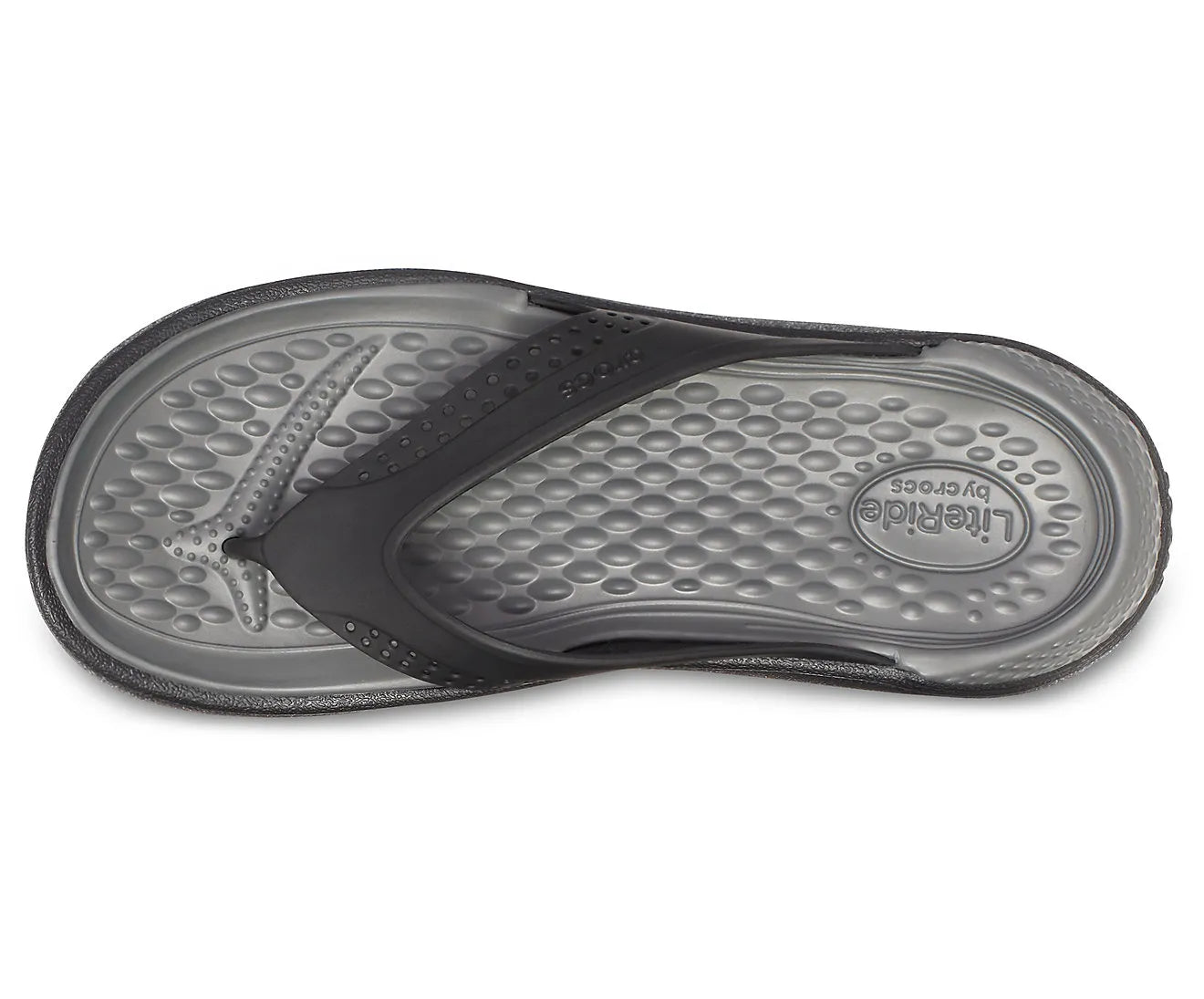 Crocs LiteRide Flip Black/Slate Grey