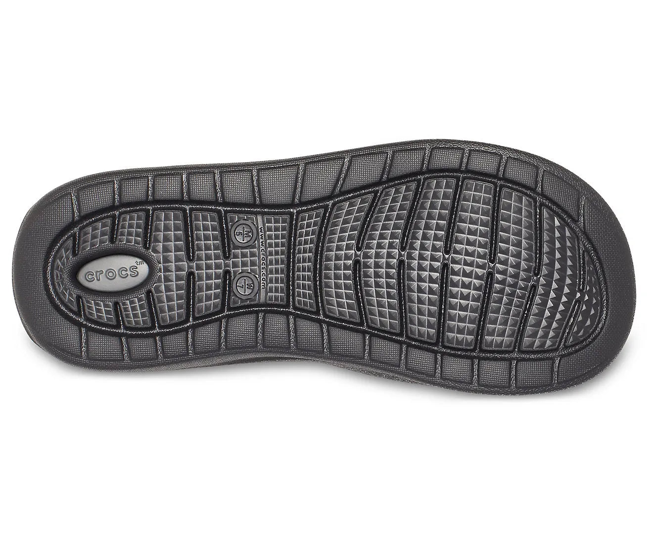 Crocs LiteRide Flip Black/Slate Grey