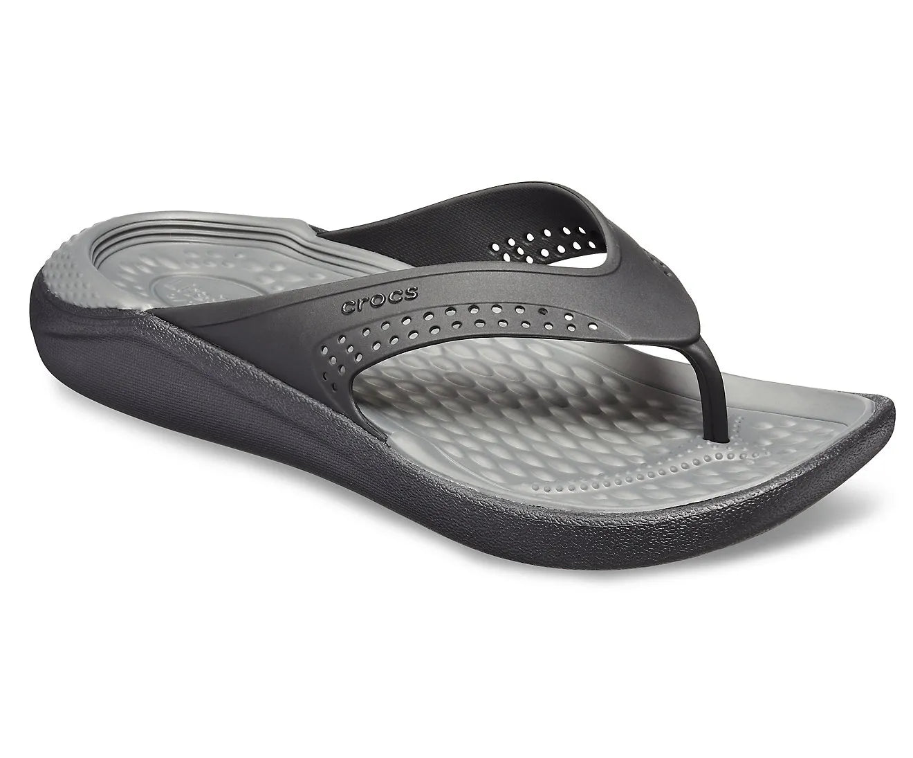 Crocs LiteRide Flip Black/Slate Grey