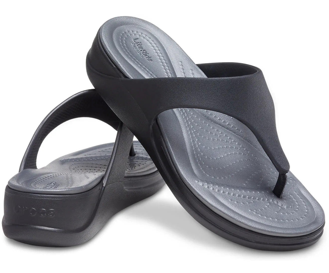 Crocs Boca Wedge Flip W Black