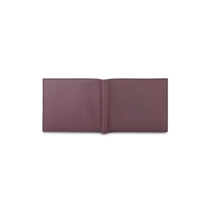 United Colors OF Benetton Valen Leather Global Coin Wallet for Men - Wine