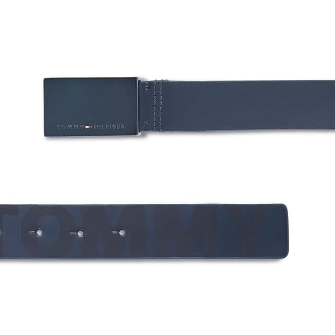 Tommy Hilfiger Herlev Men Leather Casual Belt - Navy