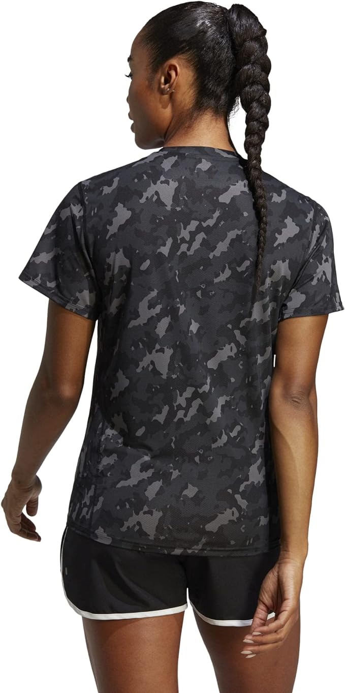 ADIDAS OWN THE RUN CAMO RUNNING TEE