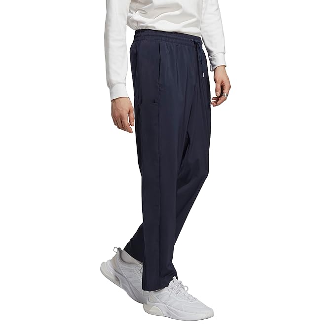 ADIDAS AEROREADY ESSENTIALS STANFORD OPEN HEM EMBROIDERED SMALL LOGO PANTS