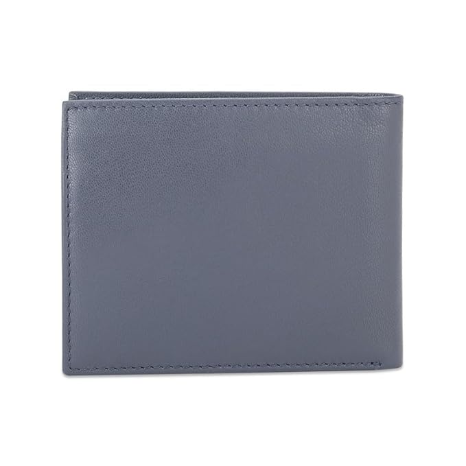 United Colors OF Benetton Selik Leather Global Coin Wallet for Men - Navy