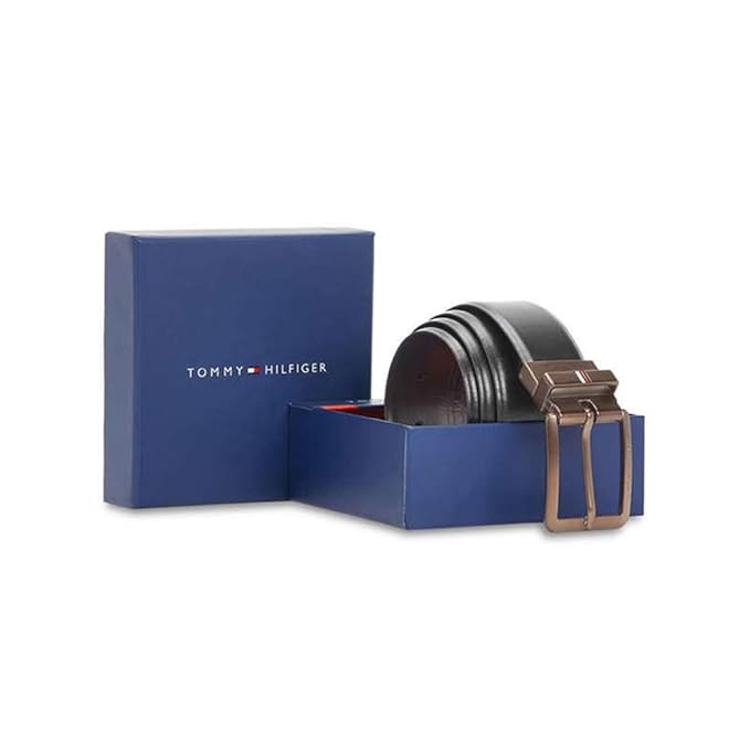 Tommy Hilfiger Aarhus Men Reversible Belt Black+Brown