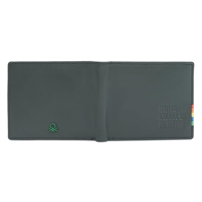 United Colors OF Benetton Men Kinman Global Coin Wallet - Green