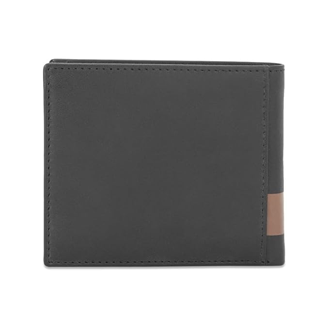 United Colors oF Benetton Kade Leather Multicard Coin Wallet for Men - Black