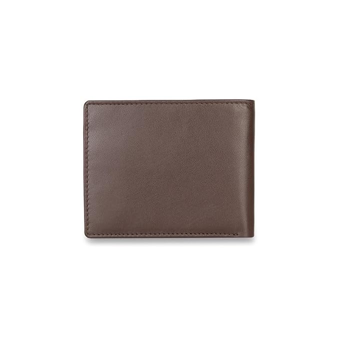 United Colors OF Benetton Sinclair Leather Global Coin Wallet for Men - Brown