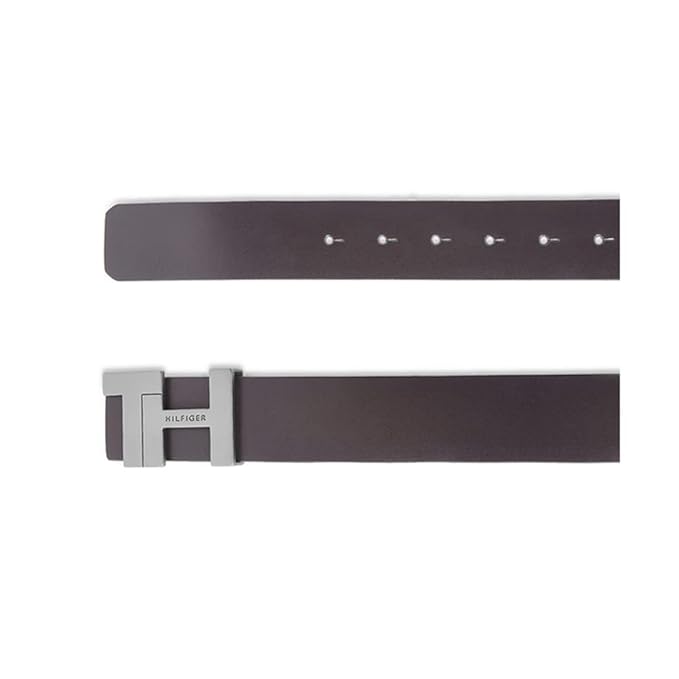 Tommy Hilfiger Cesar Men's Leather Reversible Belt Black+Brown