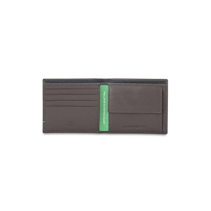 United Colors OF Benetton Bradley Leather Global Coin Wallet for Men