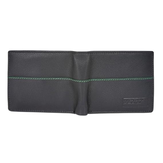 UNITED COLORS OF BENETTON Guntero Leather Multicard Coin Wallet- Black