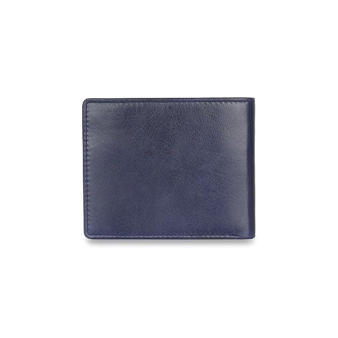 United Colors OF Benetton Camrin Leather Global Coin Wallet for Men - Navy