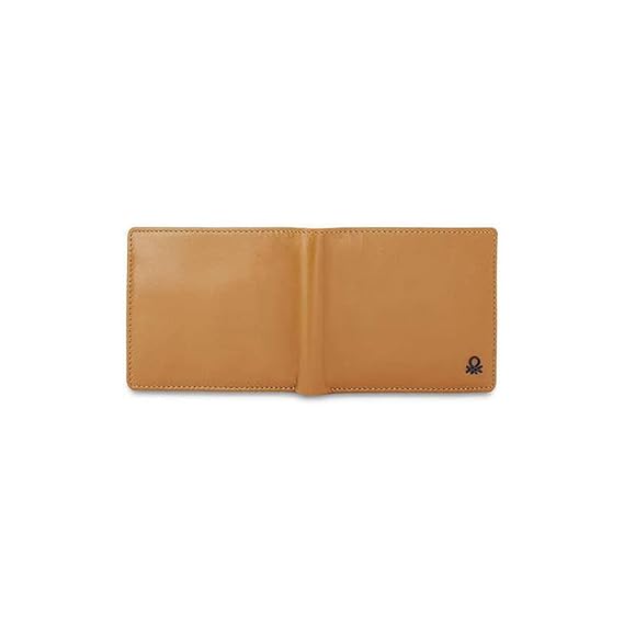 United Colors OF Benetton  Brenon Men Leather Wallet - Tan