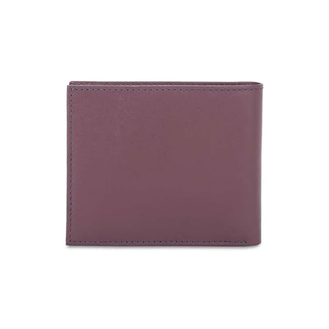 United Colors OF Benetton Valen Leather Global Coin Wallet for Men - Wine