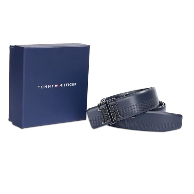 Tommy Hilfiger Carroll Men's Non Reversible Belt Navy