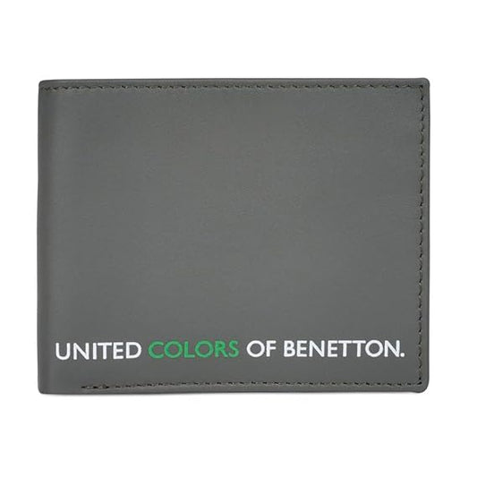 United Colors OF Benetton Ainara Printed Leather Global Coin Wallet- Olive