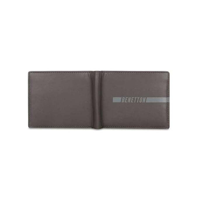 United Colors OF Benetton Cloyd Leather Passcase Wallet for Men - Brown