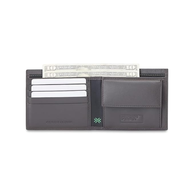 United Colors OF Benetton Ackley Leather Global Coin Wallet for Men