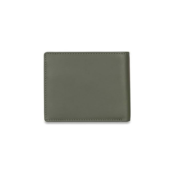 United Colors OF Benetton Cloyd Leather Global Coin Wallet for Men - Olive