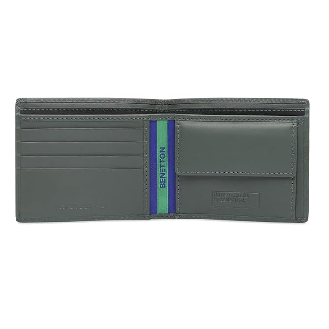 United Colors OF Benetton Wetherell Global Coin Wallet - Olive