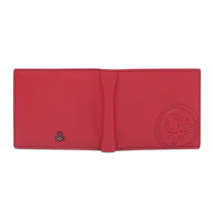 United Colors OF Benetton Men Serrat Global Coin Wallet - Red