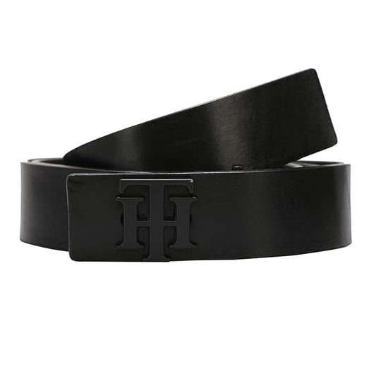 Tommy Hilfiger Herveys Leather Belt For Men Black