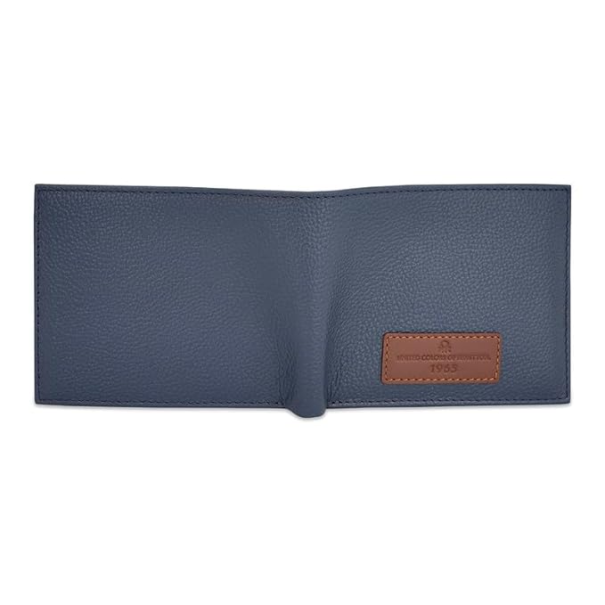 UNITED COLORS OF BENETTON Alfrid Men Passcase Wallet - Navy