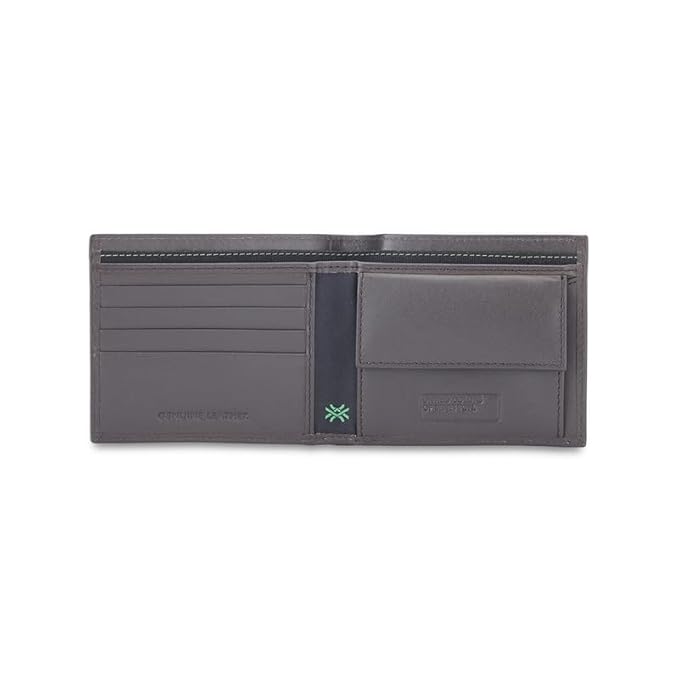 United Colors OF Benetton Ackley Leather Global Coin Wallet for Men