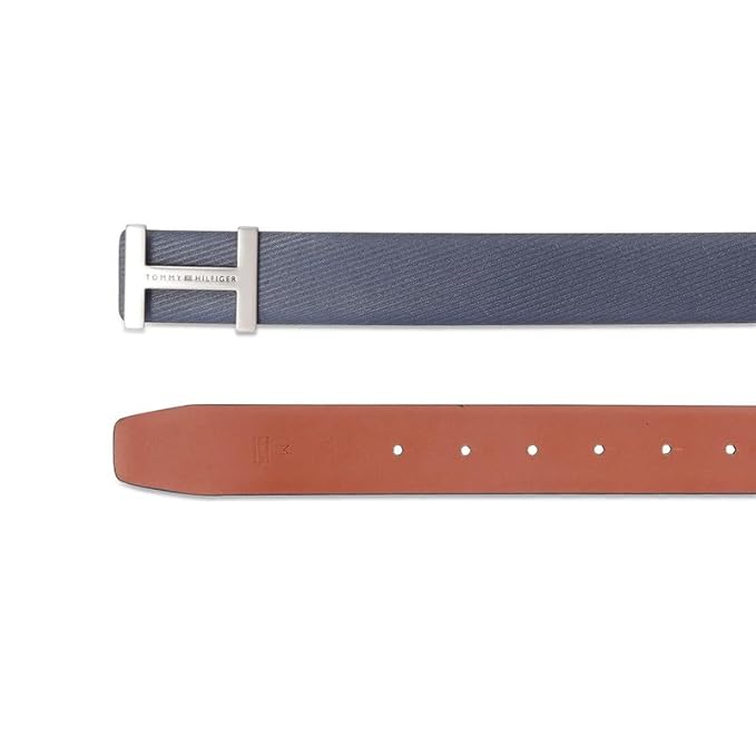 Tommy Hilfiger Goodrich Reversible Belt Navy+Tan