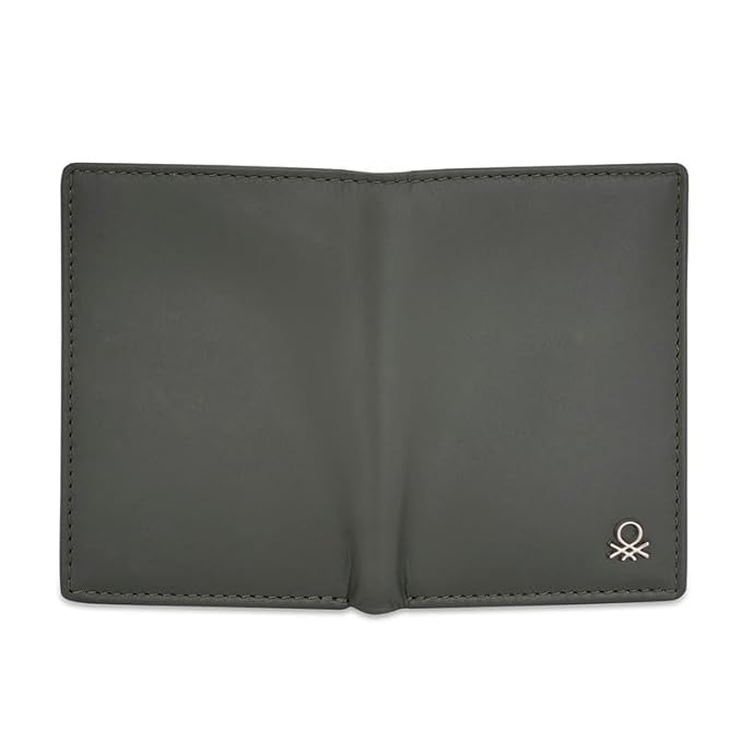 United Colors oF Benetton Lotario Men Bifold Wallet - Olive