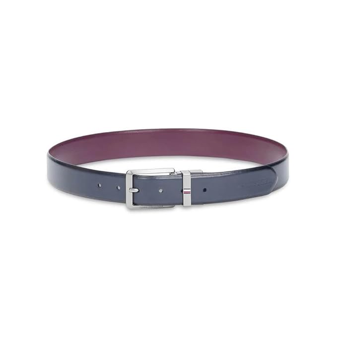 Tommy Hilfiger Aarhus Reversible Men Belt Navy+Wine