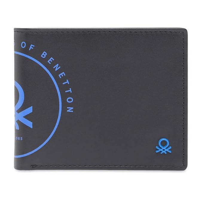 United Colors OF Benetton Men Tuxis Global Coin Wallet - Black