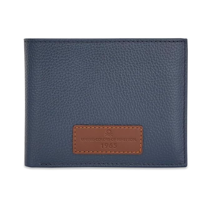 UNITED COLORS OF BENETTON Alfrid Men Passcase Wallet - Navy