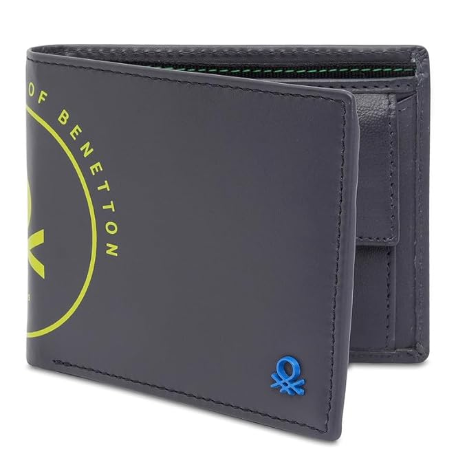 United Colors OF Benetton Men Tuxis Global Coin Wallet - Navy