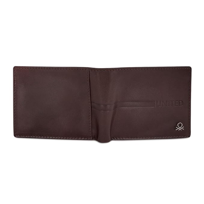 United Colors Of Benetton Roscoe Men Global Coin Wallet - Brown