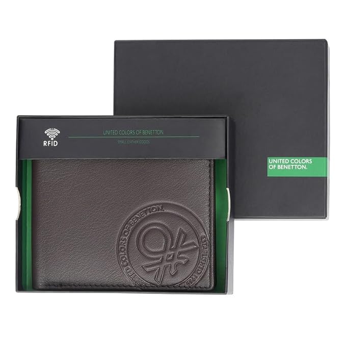 United Colors OF Benetton Men Serrat Global Coin Wallet - Brown