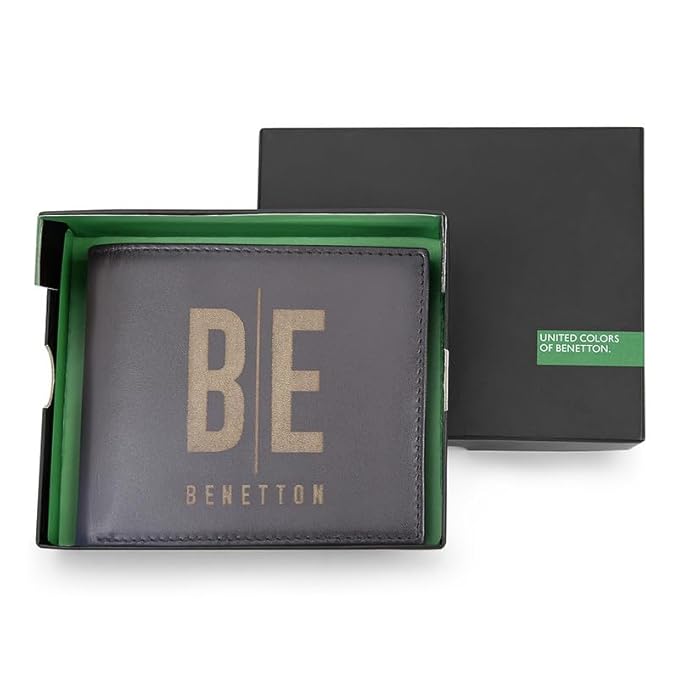 United Colors OF Benetton Ackley Leather Global Coin Wallet for Men