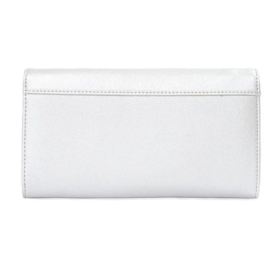 United Colors OF Benetton Elyna Women Wallet - Metallic Silver