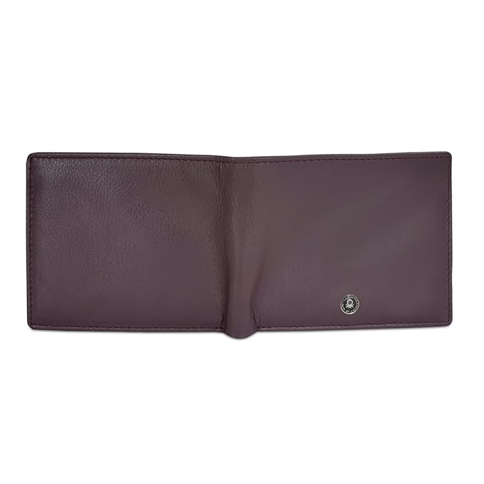 United Colors OF Benetton Davide Men Passcase Wallet - Wine