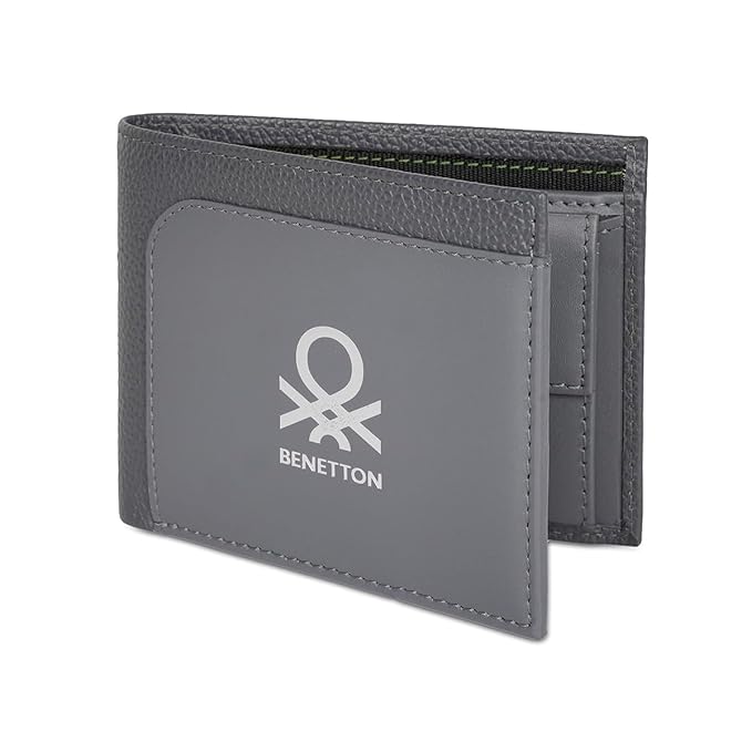 United Colors OF Benetton Aloise Men Global Coin Wallet - Grey,