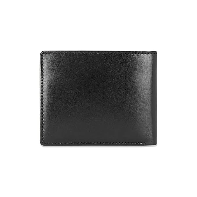 United Colors OF Benetton Brenon Leather Global Coin Wallet for Men - Black