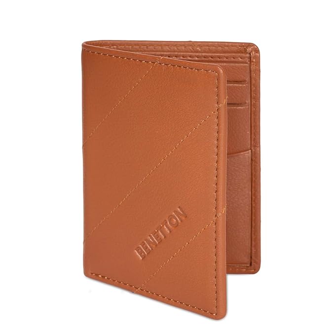 United Colors OF Benetton Ezekiel Men Bifold Tan