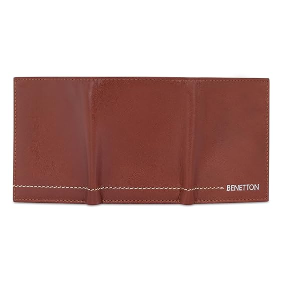 United Colors oF Benetton Chellis Men Trifold Wallet - Tan