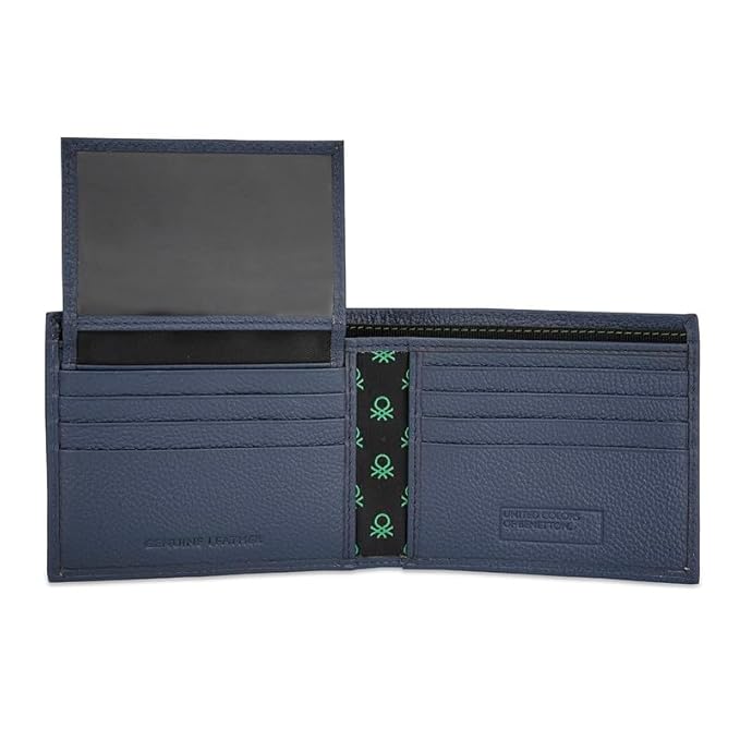 UNITED COLORS OF BENETTON Alfrid Men Passcase Wallet - Navy